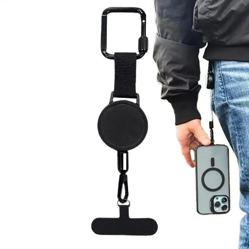 Retractable Phone Security Holder Anti-Theft Belt Clip Design - Product showcase
