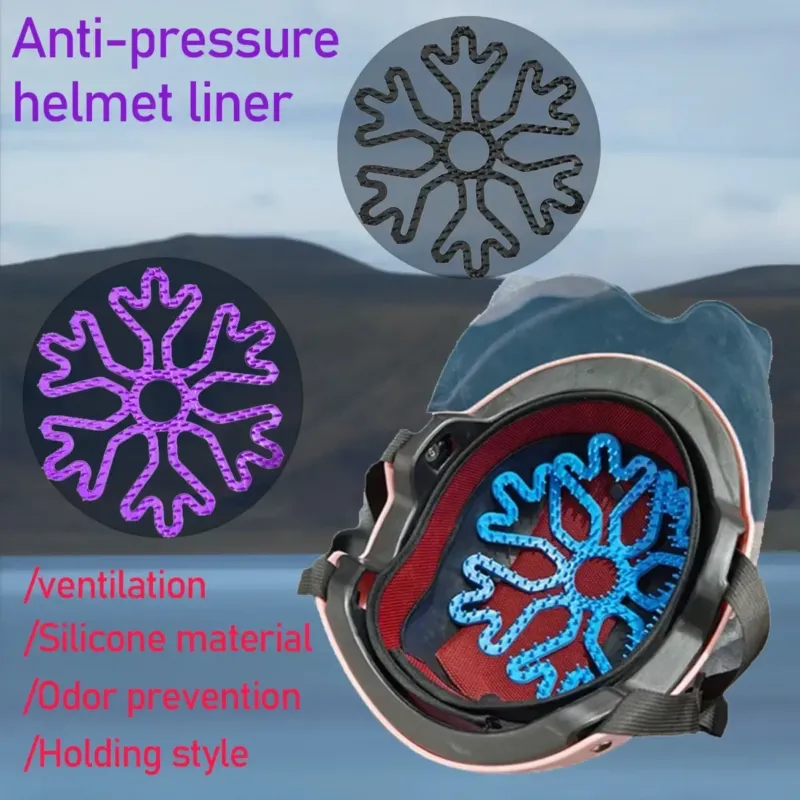 Cooling Helmet Liner Anti-Pressure Silicone Ventilation System - Product showcase