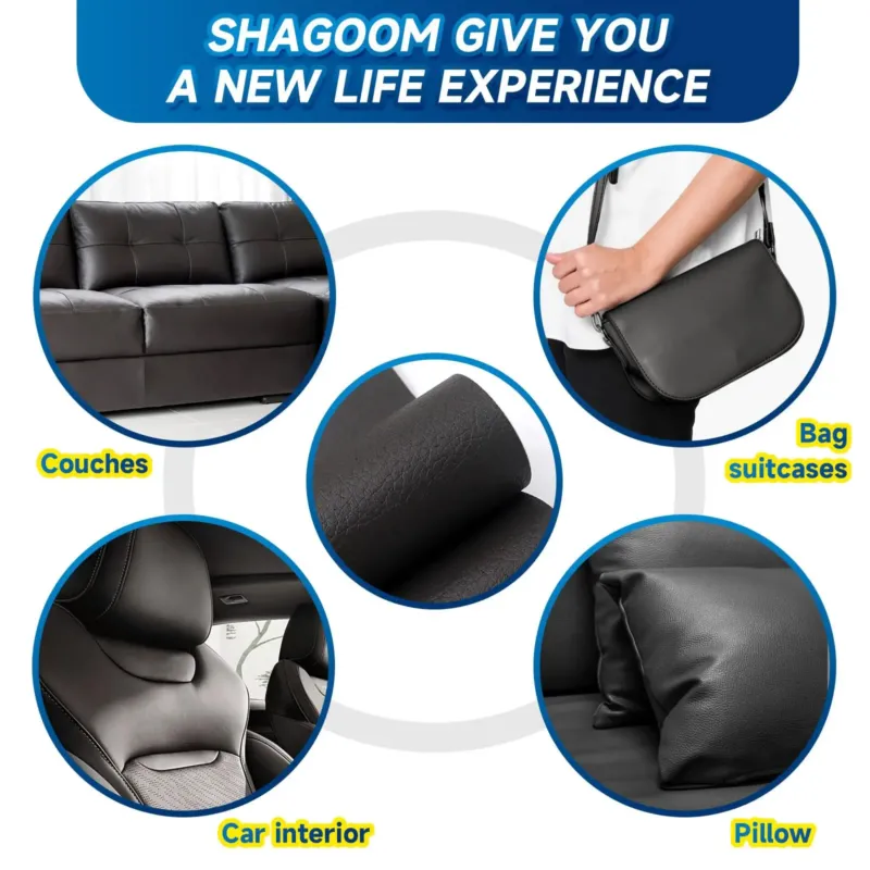 Leather Repair Patch Self-Adhesive PU Material for Furniture and Accessories - Product showcase