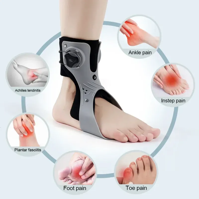 Medical Ankle Support Brace Adjustable Orthopedic Foot Drop Support - Product showcase