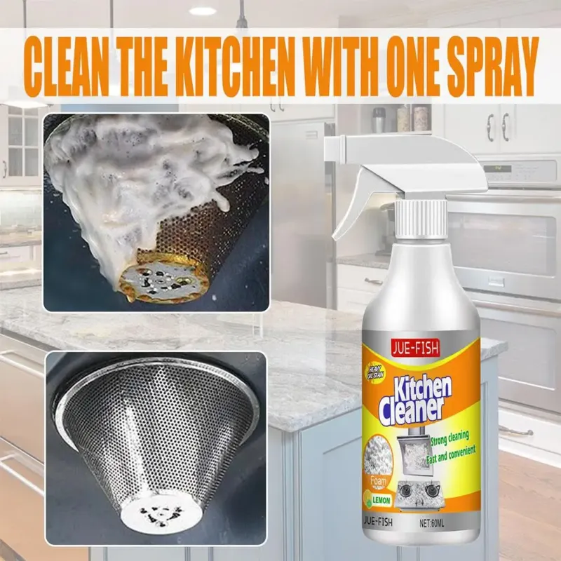 Professional Kitchen Degreaser Fast-Acting Foam Spray - Product showcase