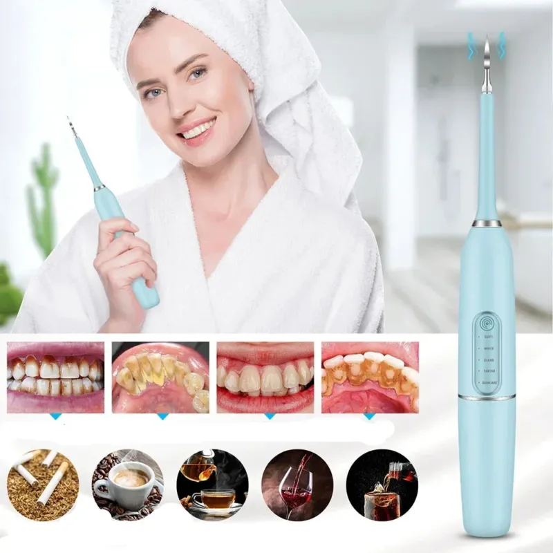 Sonic Teeth Cleaning Device Professional Tartar Plaque Remover - Product showcase