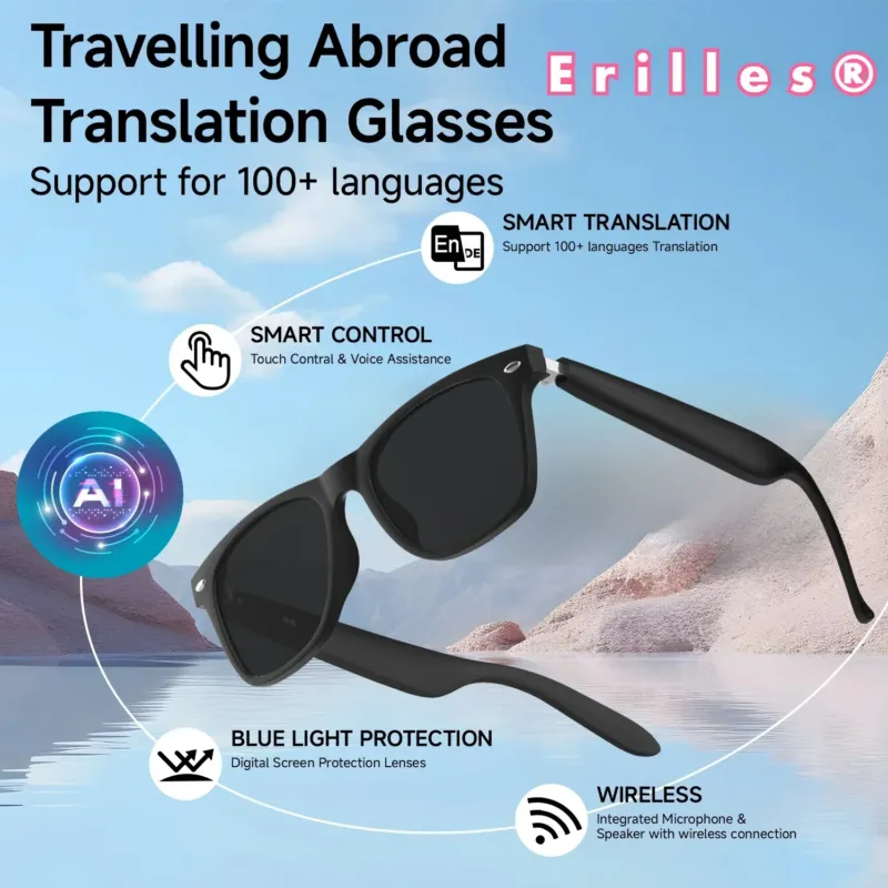 Smart Translation Sunglasses AI-Powered Language Assistant - Product showcase