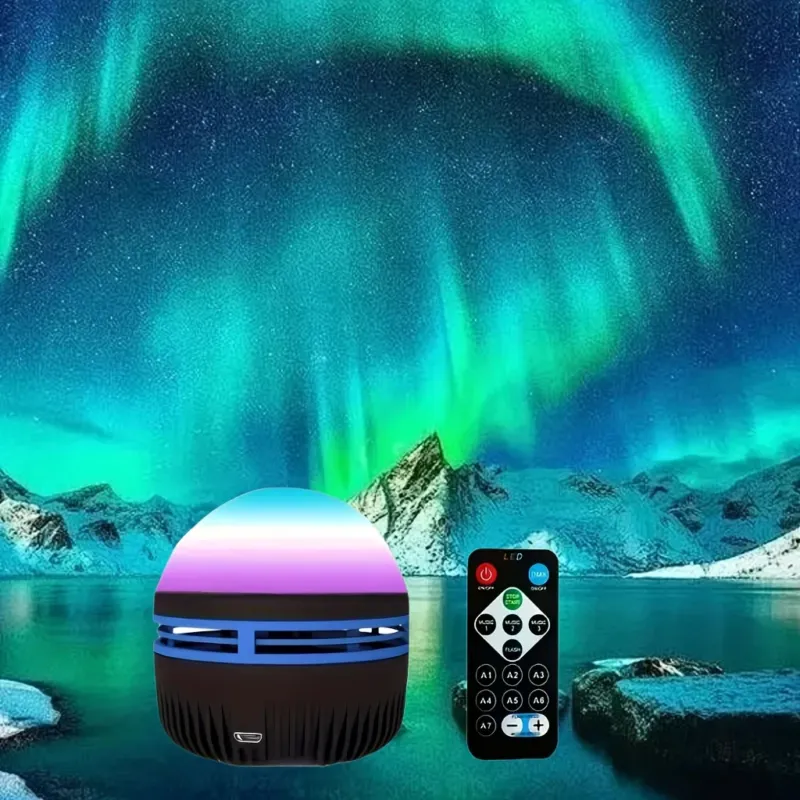 Aurora Night Light Projector Remote Control LED Galaxy Effects - Product showcase