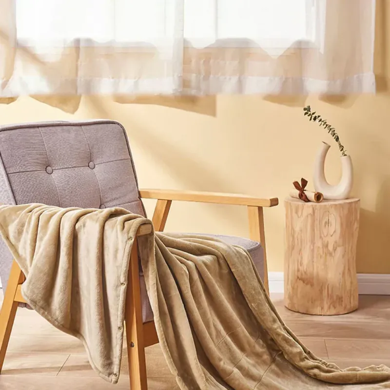 USB Electric Blanket 3 Heat Settings Soft Plush Throw - Product showcase