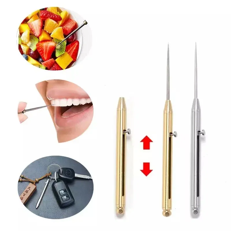 Telescopic Toothpick Premium Alloy EDC Multi-Tool - Product showcase
