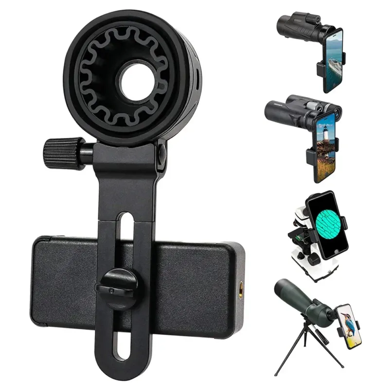 Universal Phone Scope Mount Adjustable Telescope Binocular Adapter - Product showcase