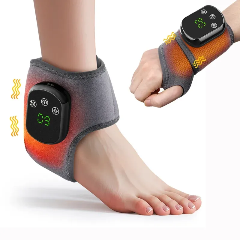 Smart Heating Ankle Massager 5-Speed Digital Control - Product showcase