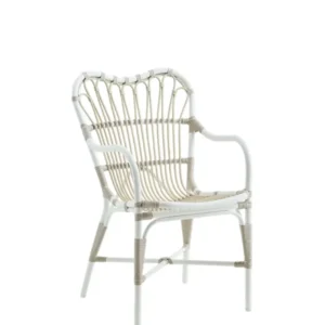 Margret Outdoor Speisestuhl, Dove White von Sika-Design