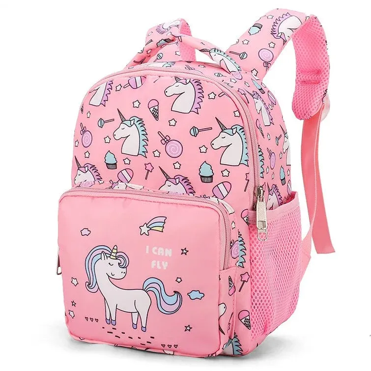 Kids Unicorn Backpack Pink Magical Pattern Design - Product showcase