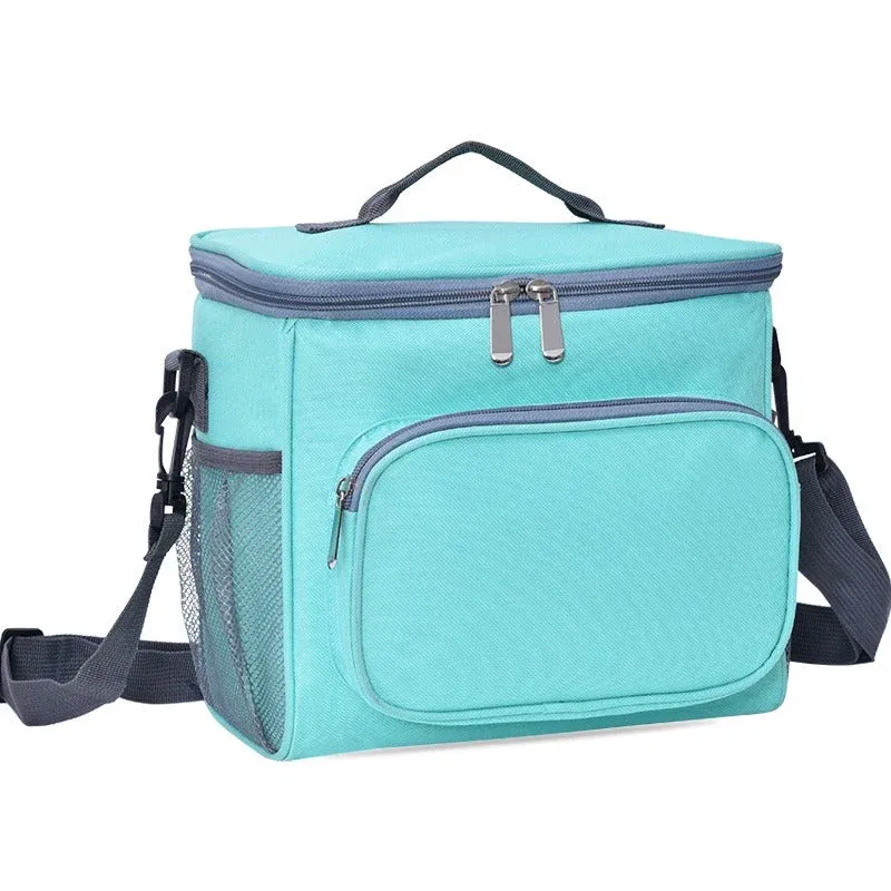 Insulated Lunch Bag Compact Mesh Side Pockets - Product showcase