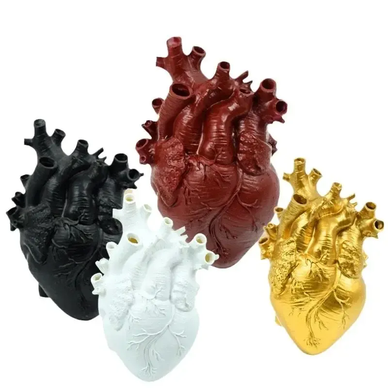 Anatomical Heart Vase Modern Art Decor Sculpture - Product showcase