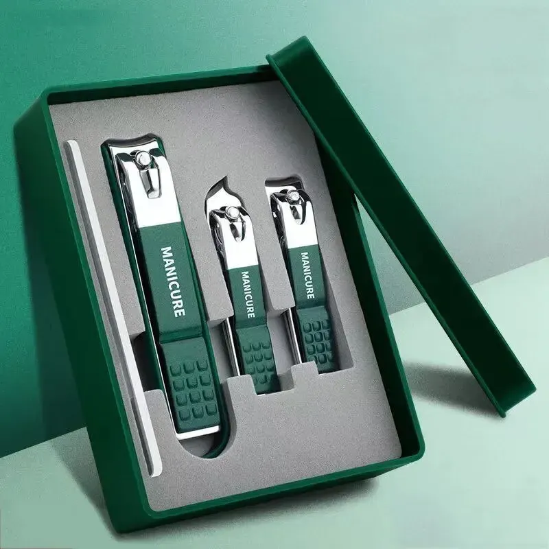 Professional Nail Care Set Stainless Steel Manicure Kit In Storage Box - Product showcase