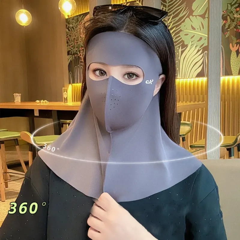 UV Protection Face Mask Full Coverage UPF50 Cooling Design - Product showcase