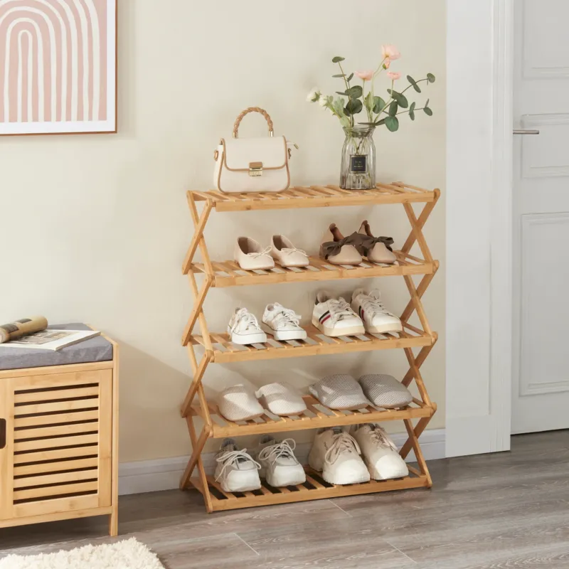 Faltbares Schuhregal Fitzbek [en.casa] - premiumXL
