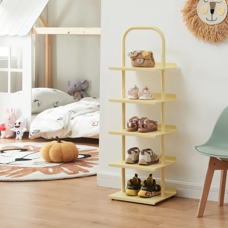 Kinderschuhregal Poytya Stahl 96x30x27 cm [en.casa]