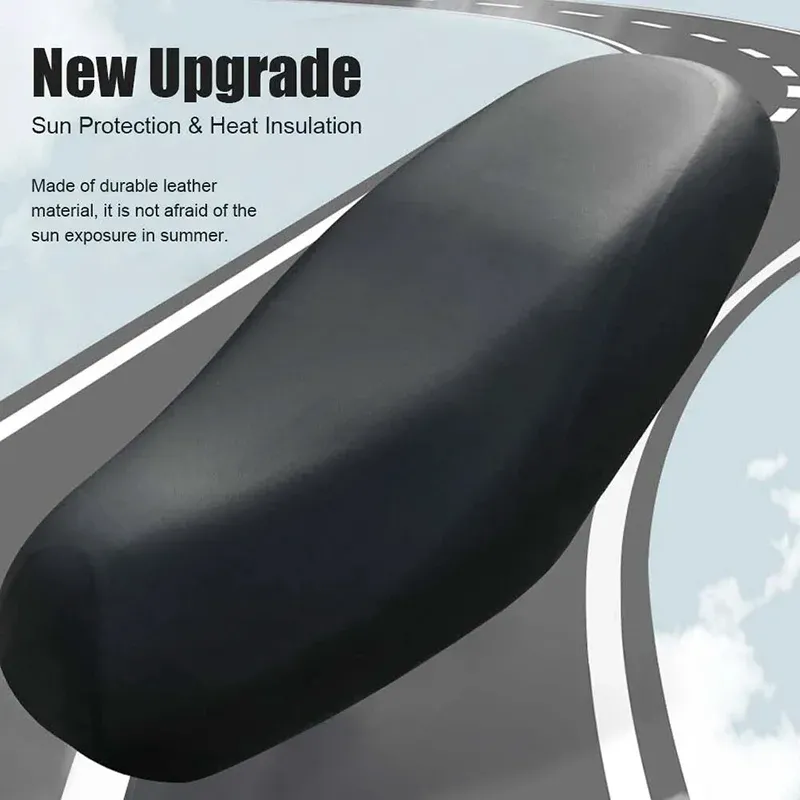 Motorcycle Seat Cover Universal Elastic Waterproof Leather Design - Product showcase