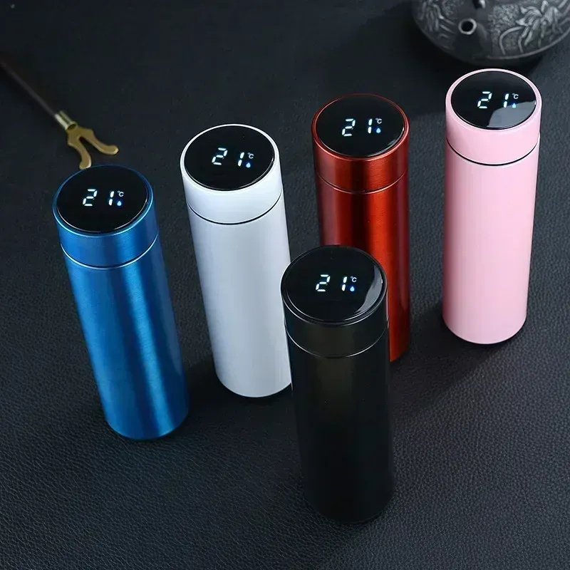 Smart Thermos Flask LED Temperature Display 500ML - Product showcase