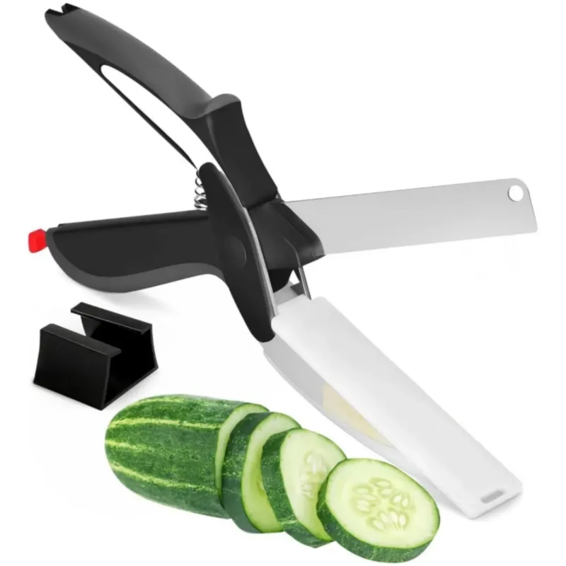 Smart Kitchen Scissors 2-in-1 Cutting Board Design - Product showcase