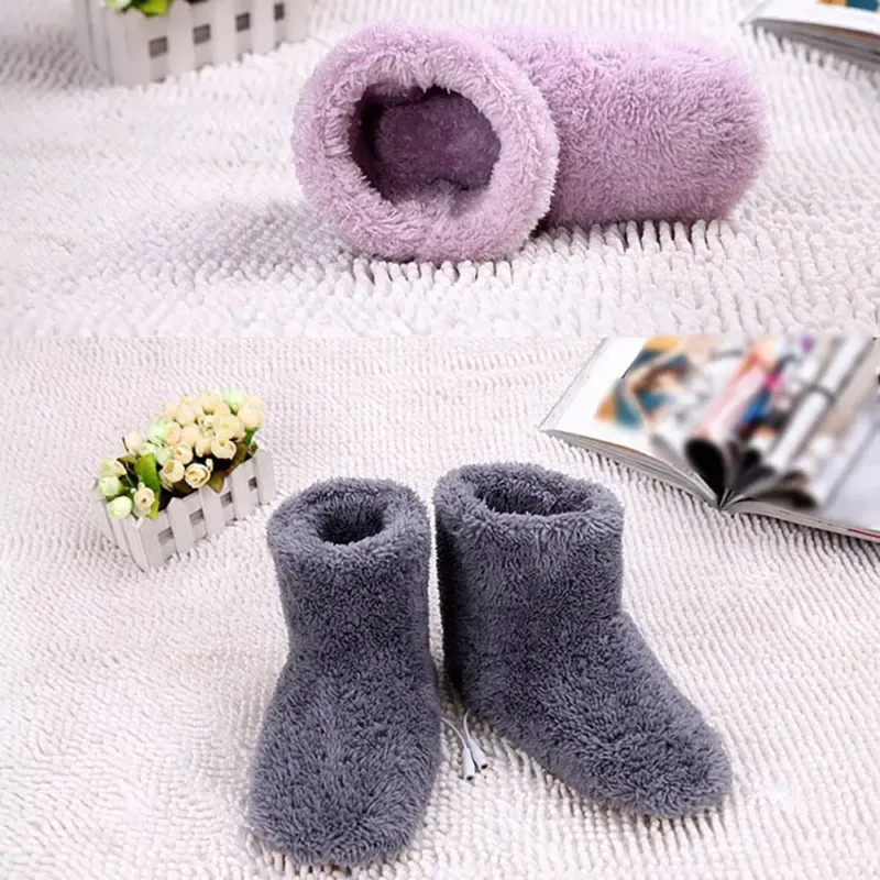 Heated Indoor Slippers USB Powered Plush Comfort - Product showcase