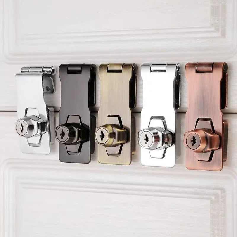 Keyed Door Lock Heavy Duty Zinc Alloy Hasp Lock - Product showcase