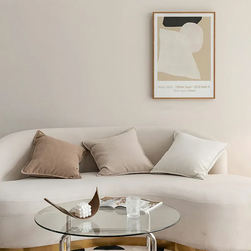 Chenille Cushion Cover Textured Luxury Home Decor - Product showcase