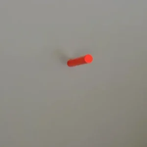 stifthaken L / pin hook L neon rot