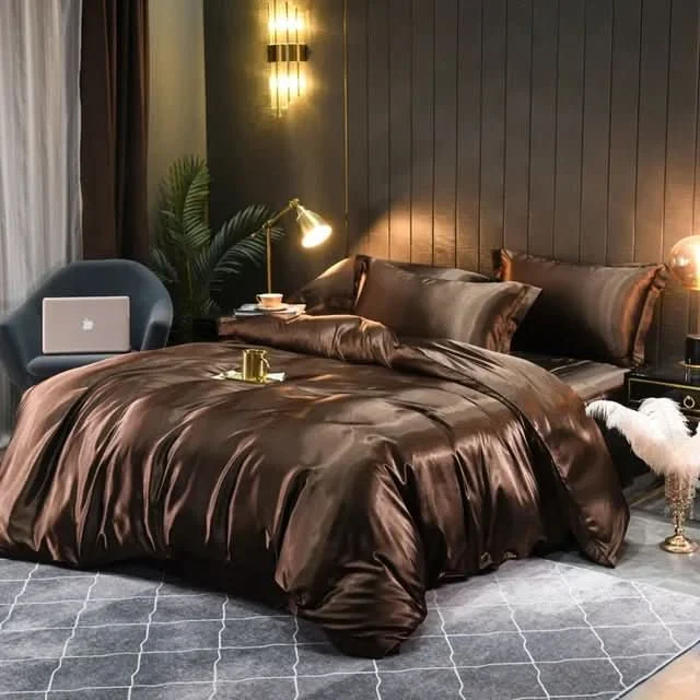 Silk Duvet Cover Premium Natural Mulberry Silk Bedding - Product showcase