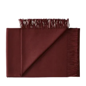 Lima Decke, beetroot von Silkeborg Uldspinderi