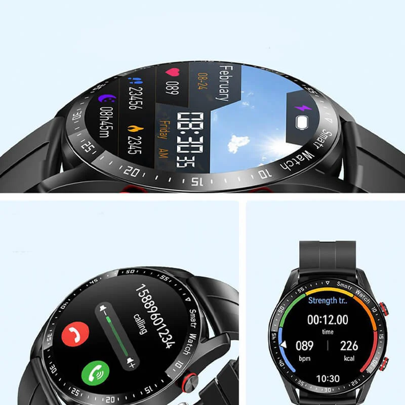 Digital Health Smart Watch Blood Glucose Monitor With IP67 Rating - Product detail 4