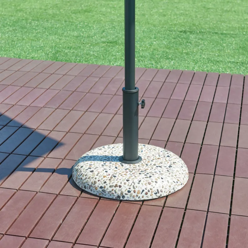 Sonnenschirmständer Bitritto Beton Ø45x6 cm [casa.pro] - premiumXL