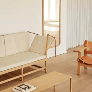 Piloti Wood Couchtisch, 120x39, H:35 cm von Hugo Passos