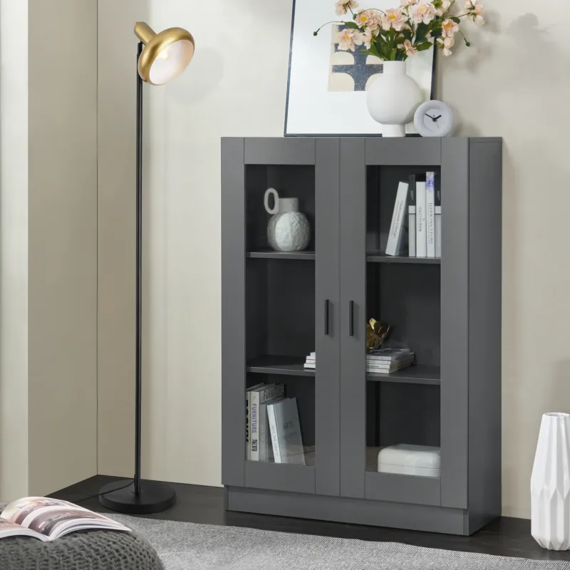 Stehleuchte Namsos Metall Schwarz/Goldfarben [lux.pro] - premiumXL