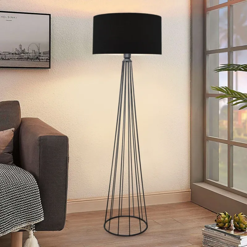 Stehlampe Neath Anthrazit / Schwarz [lux.pro] - premiumXL