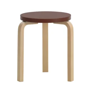 Limited edition Stool 60, Mahogany Brown von Artek