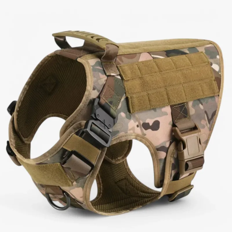 Military Grade Dog Harness Tactical Training Vest with Quick-Release System - Product showcase