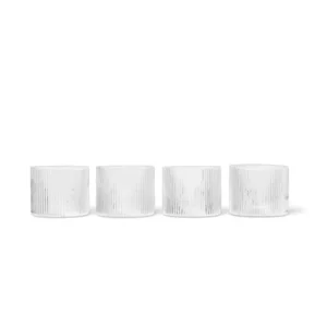 Ripple Low Glasses, Set á 4 von Ferm Living