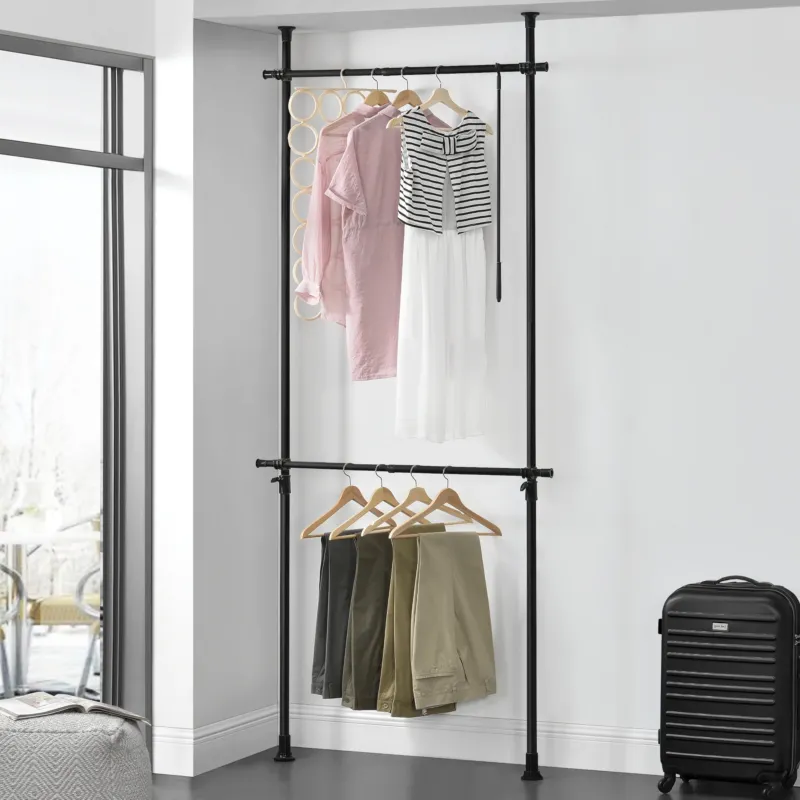 Teleskopgarderobe Kemi [en.casa] - premiumXL