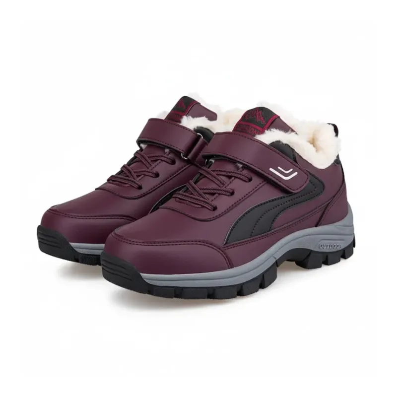 Waterproof Walking Shoes Fleece Lined Winter Comfort - Product showcase