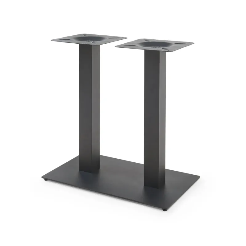 Tischgestell Vadejord Stahl 70x40x73 cm Schwarz [en.casa]