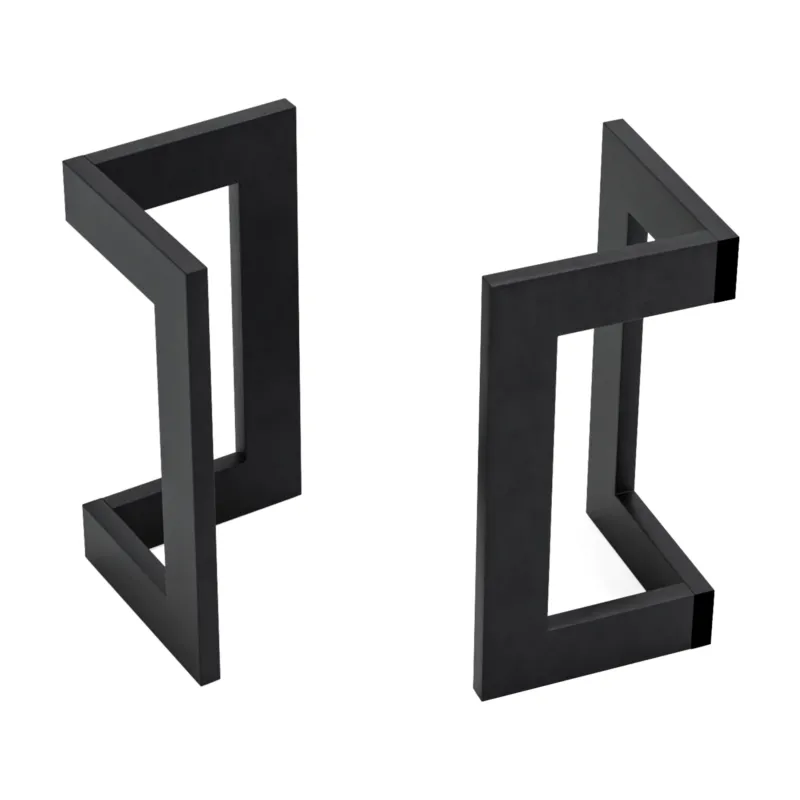 Tischgestell Kaskinen 2er Set Stahl [en.casa] - premiumXL