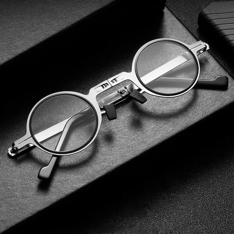 Foldable Reading Glasses Titanium Alloy Blue Light Blocking - Product showcase