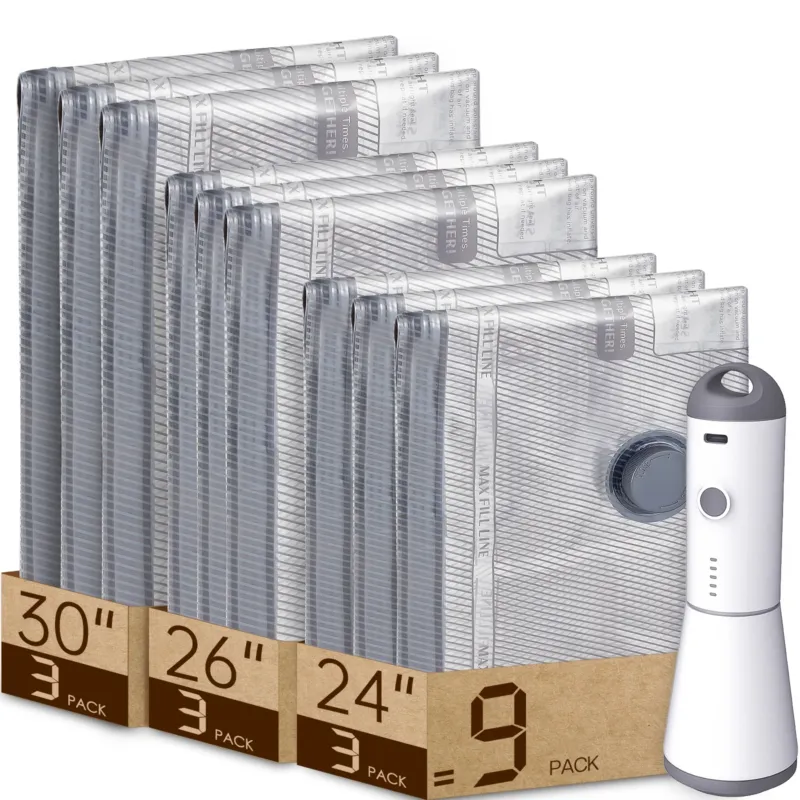 vacuum travel bags with pump