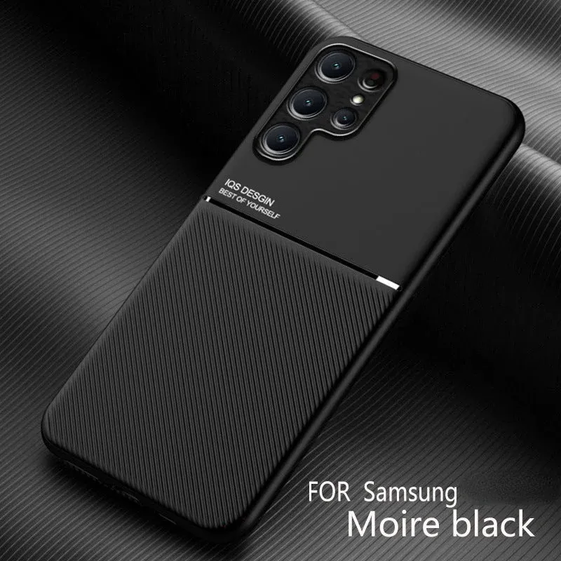 Samsung Phone Case Black Textured Anti-Fall Protection - Product showcase