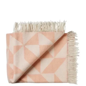 Twist a Twill Decke, rose fra Silkeborg Uldspinderi