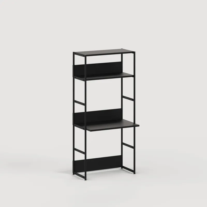Etagère bureau UNIT - H180 à 215 x L84cm - acier thermolaqué