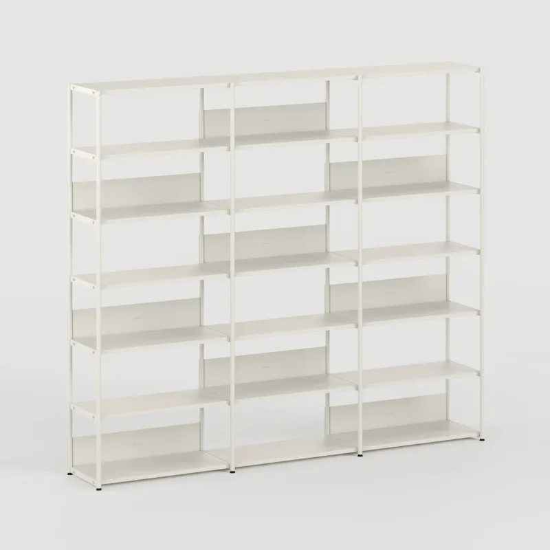 Etagère UNIT - H180 à 215 x L244cm - acier thermolaqué