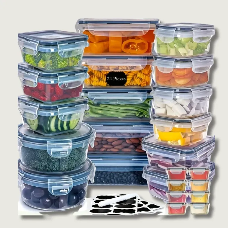 Food Storage Container Set 24-Piece Leak-Proof System - Product showcase