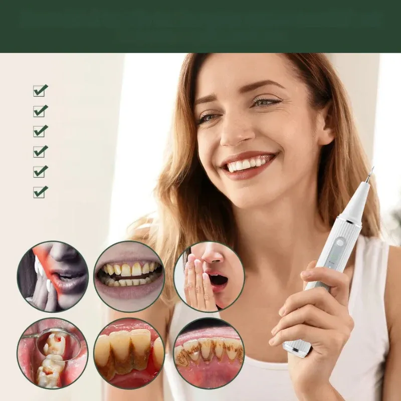 Professional Ultrasonic Dental Cleaner Advanced Plaque Tartar Remover - Product showcase