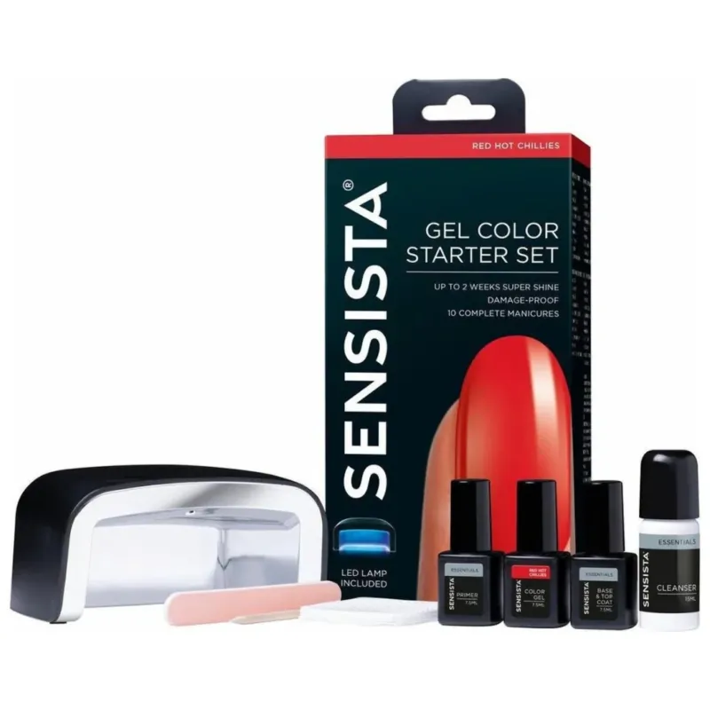 Sensista Gel Color Starter Set Red Hot Chillies Rood